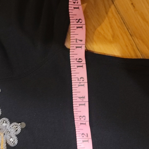 Vintage Joseph A. Black embellished shirt Large - Picture 7 of 9